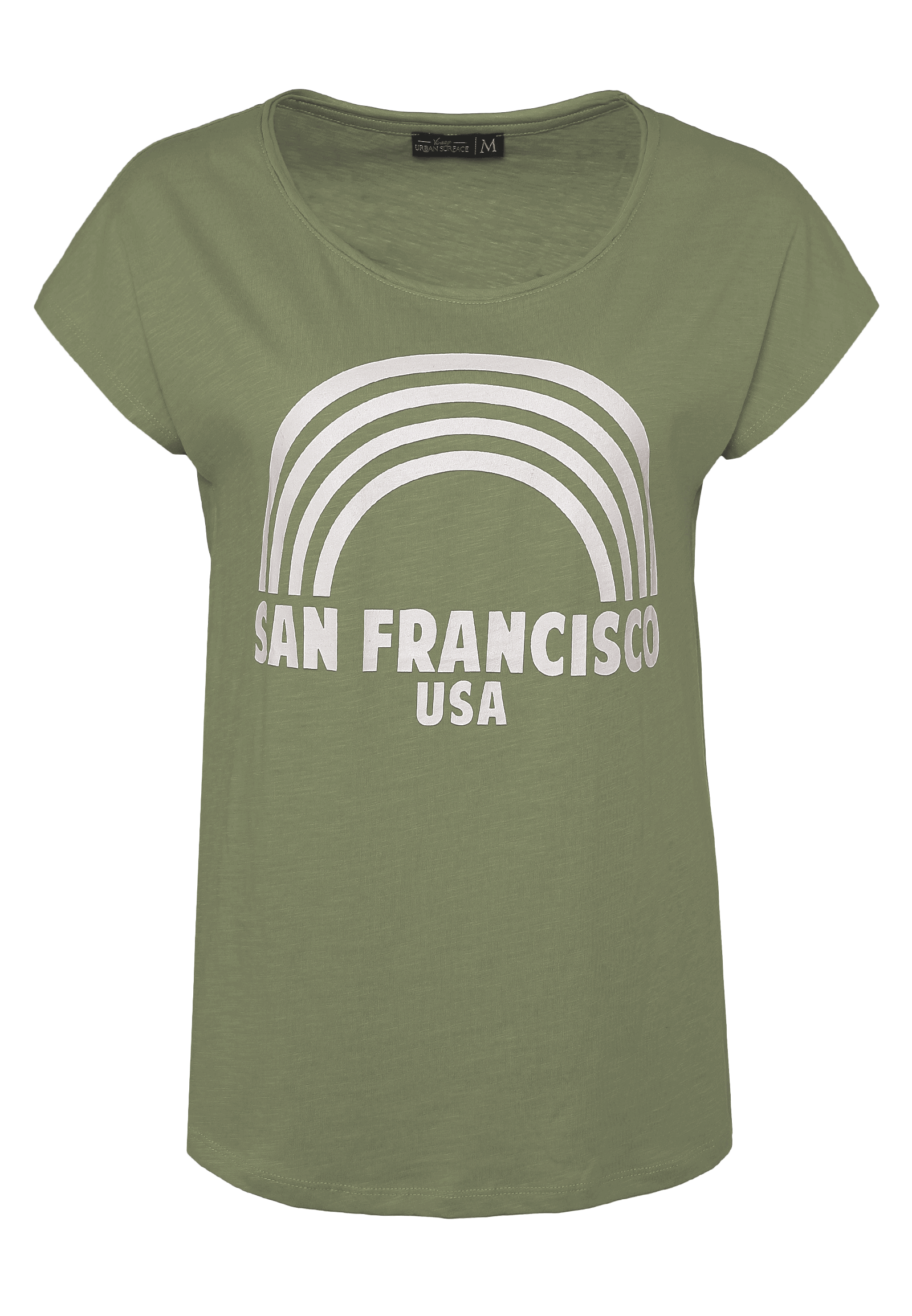 Grünes T-Shirt "San Francisco"