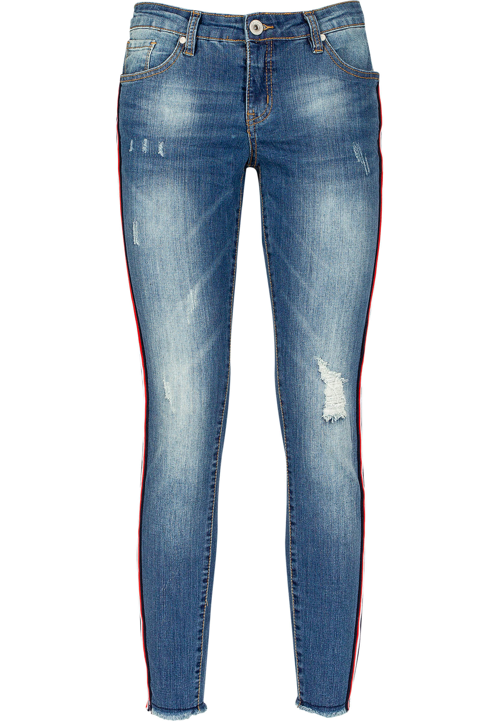 Jeans mit seitlichem Streifen